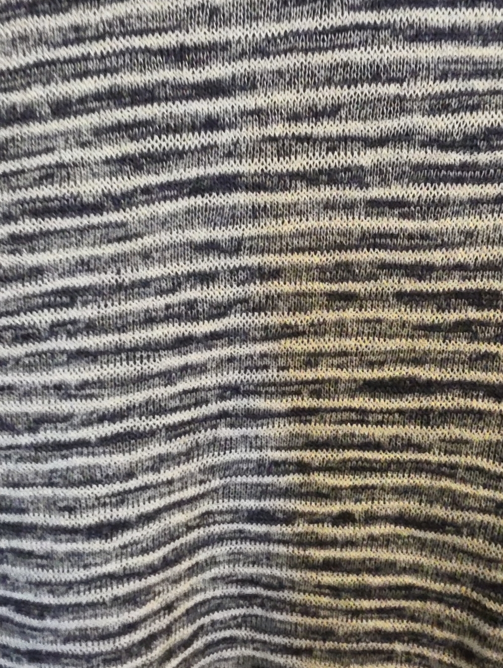 Athleta Black and White Stripped V Neck T Shirt. In EUC - Picture 4 of 4